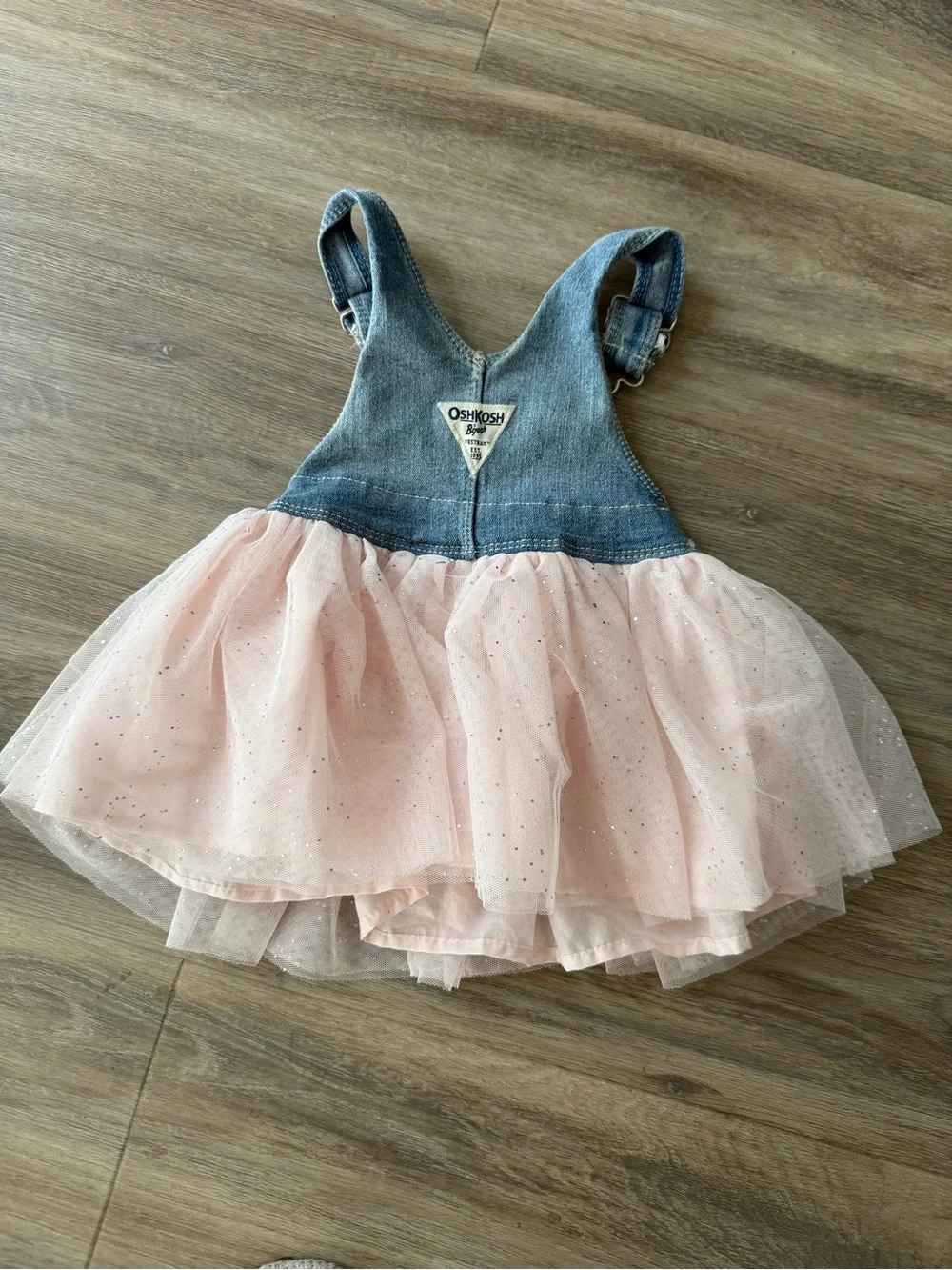 Bundle: OshKosh B'gosh Denim Unicorn Tutu Jumper AND matching jacket